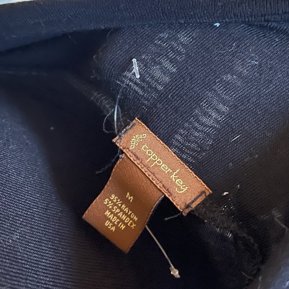 Copper Key Comfy Loungey Black cotton Maxi skirt. Size Medium - Picture 5 of 5